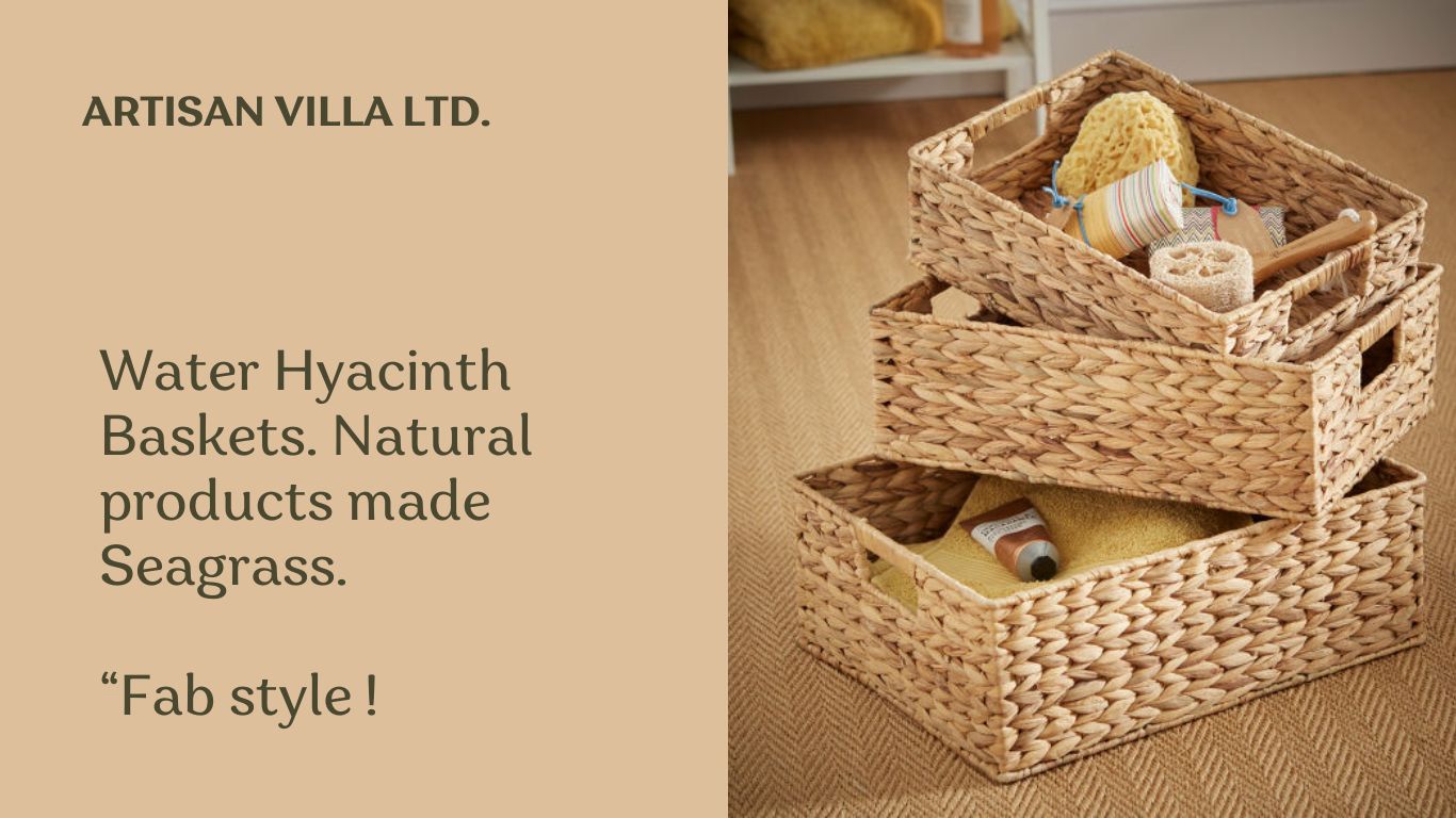 Water Hyacinth Baskets